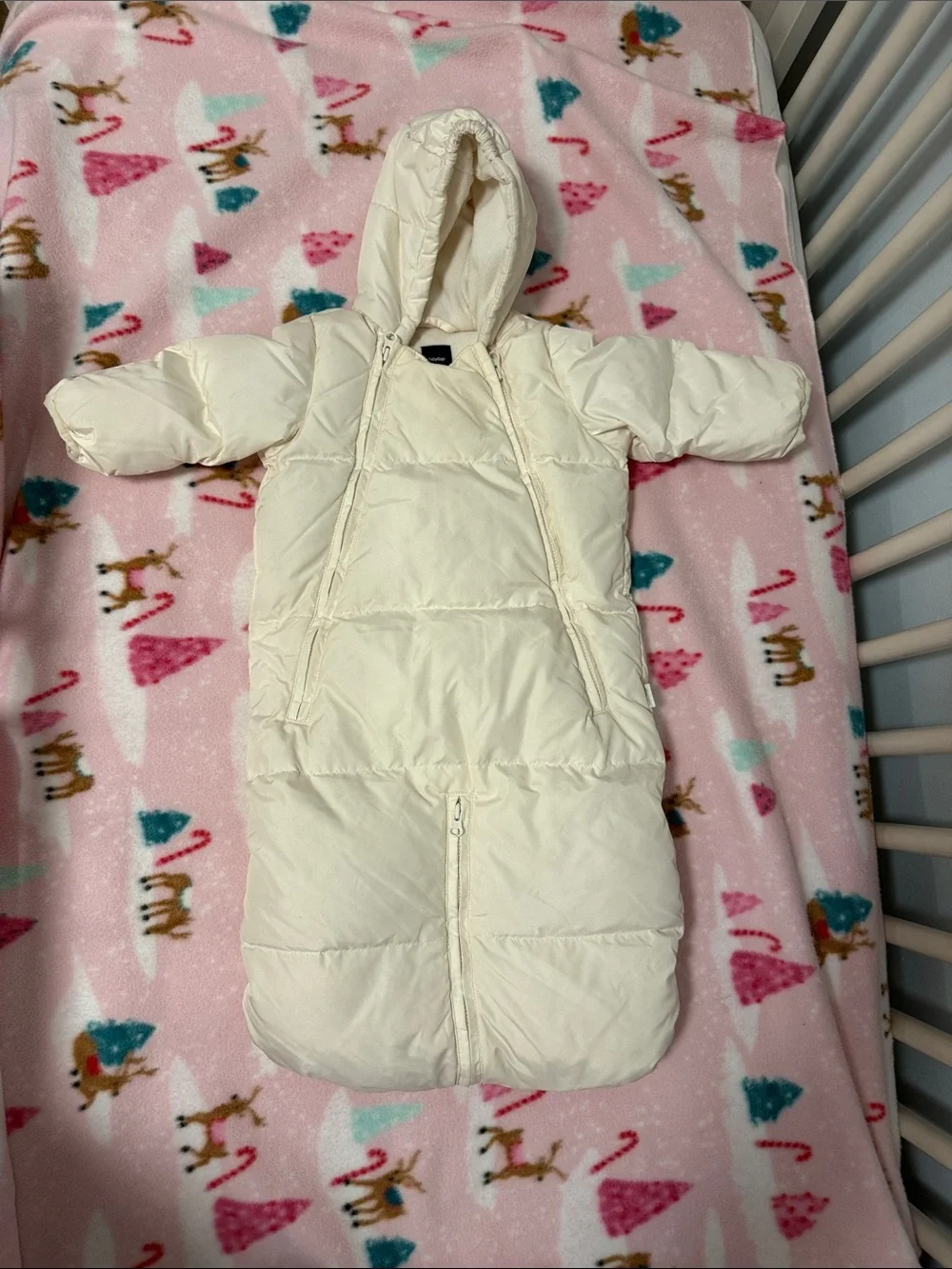 Unisex GAP Cream Hooded Coat